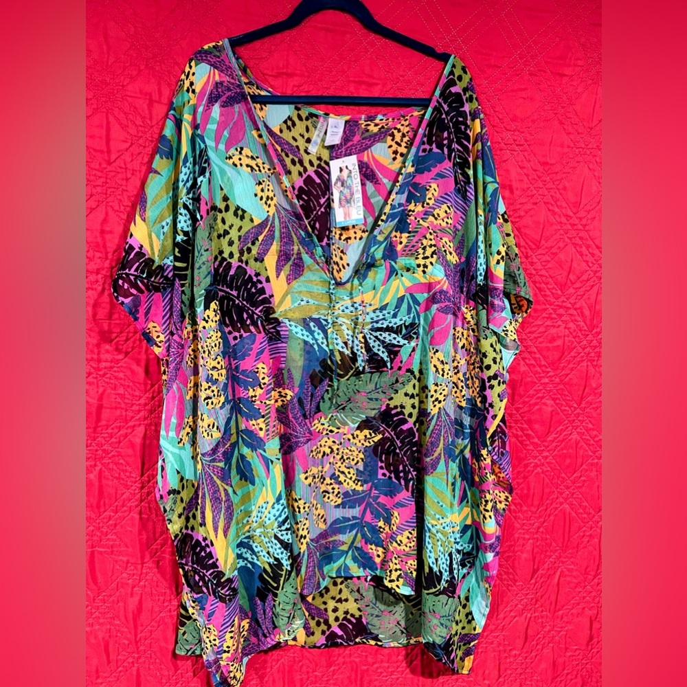 INTO THE BLEU WOMENS XL COVER UP
